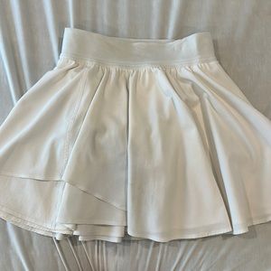 White lulu skort